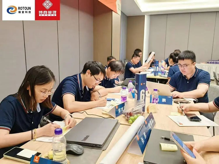 Pasukan pengurusan syarikat kami menjalankan sesi latihan bertajuk 